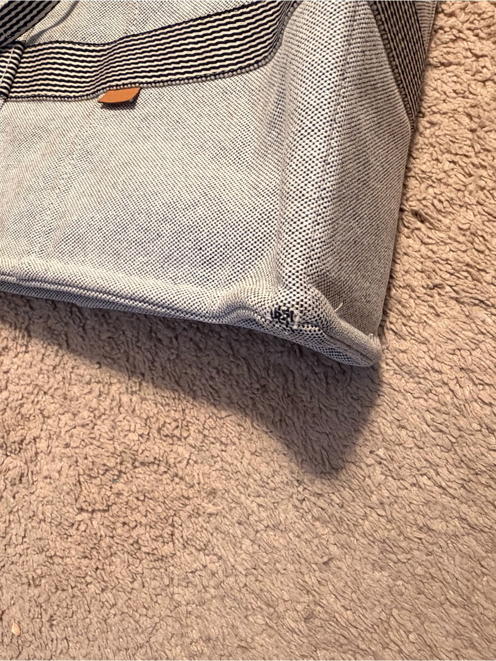 Hermès Fourre Tout MM grey cotton canvas tote bag. 💼 🤩 with COA🤩 - Picture 8 of 15